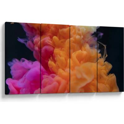 Obraz abstrakcie, štvordielne 160x80 cm
