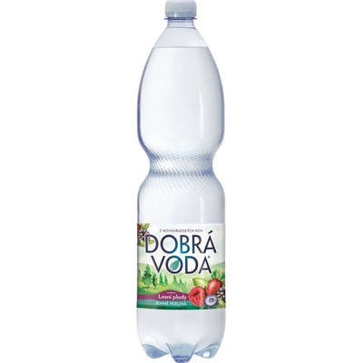 Dobrá voda lesní plody jemně perlivá 6 x 1,5 l
