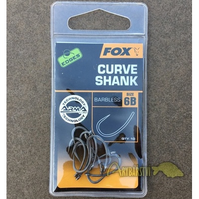 FOX Edges Armapoint Curve Shank Barbless Vel.8B 10 ks