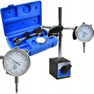 GEKO G02624 Automatický magnetický stativ + číselníkový úchylkoměř