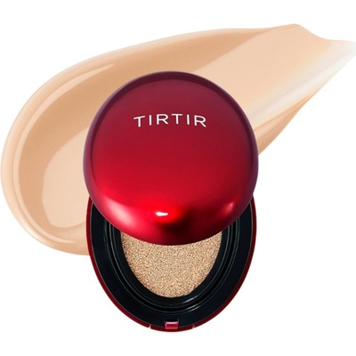 Tirtir Mask Fit Red Cushion 21N Ivory Dlhotrvajúci make-up na tvár v hubke 4,5 g miniatura