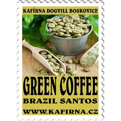 Pražírna Boskovice GREEN COFFEE mletá zelená káva 100 g