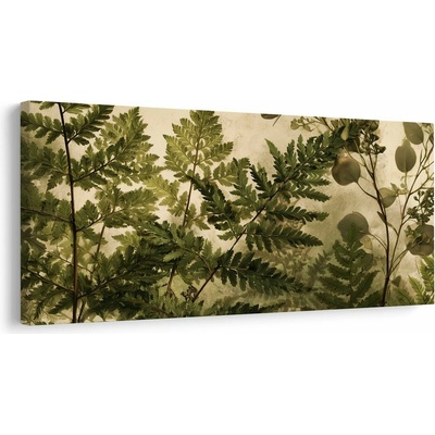 Dovido Obraz vintage kompozice lesních listů - 120x60