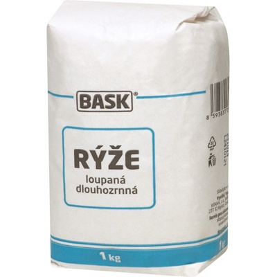 Bask Dlouhozrnná loupaná rýže 1 kg