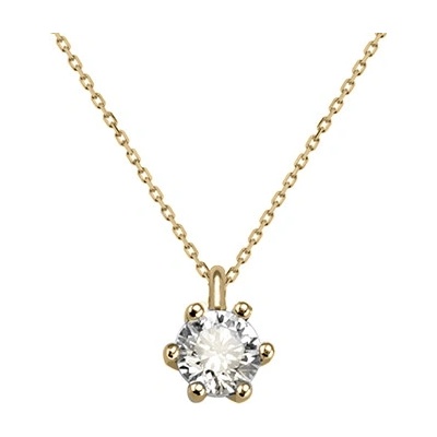SRJ Jewellery Europe Retiazka zo žltého zlata s briliantom PN400855Y