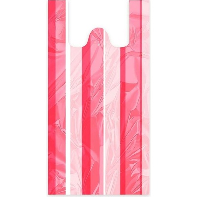 Wimex 68409 - HDPE taška 24+11 × 44 cm, 4 kg, pruhovaná - 100 ks