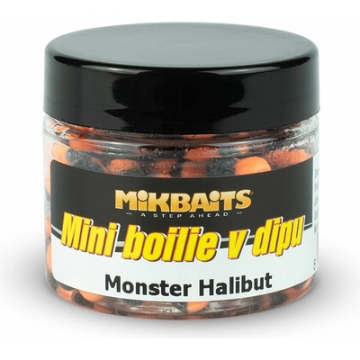 Mikbaits Mini boilies v Dipu 50 ml 6-8 mm Monster Halibut – Hledejceny.cz