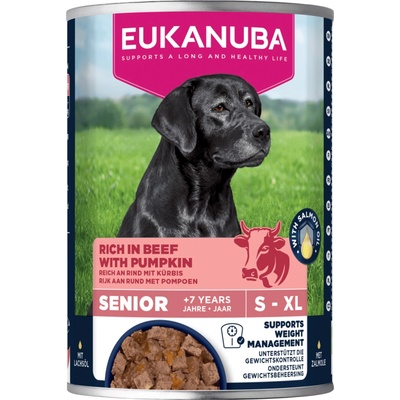 Eukanuba senior bohatá na hovězí s dýní 400 g