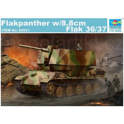 Trumpeter Flakpanther w/8.8cm Flak 36/37 1:35