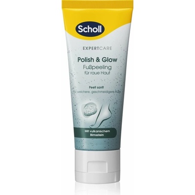 Scholl Foot Cream Polish & Glow exfoliační peeling na nohy 75 ml – Hledejceny.cz