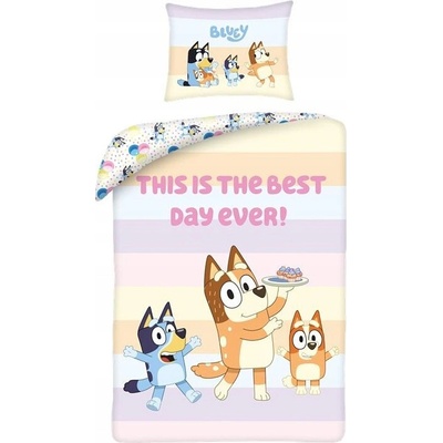 Halantex Povlečení Bluey Best Day Ever, BY9672BL