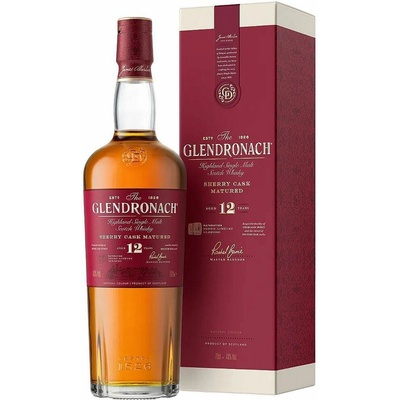 GlenDronach 12y Sherry Cask Matured 43% 0,7 l (karton)