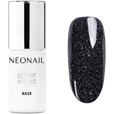 NeoNail báze Glitter effect Black Shine 7,2 ml