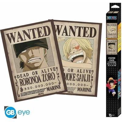 GB eye Chibi Plagát One Piece Wanted Zoro & Sanji, 52 × 38 cm, BH298