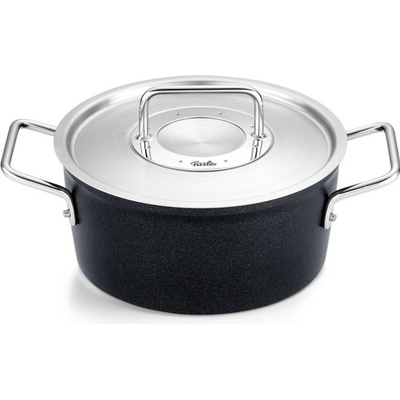 Kastrol ADAMANT 20 cm, 2,7 l, s nerezovou poklicí, nepřilnavý povrch, Fissler