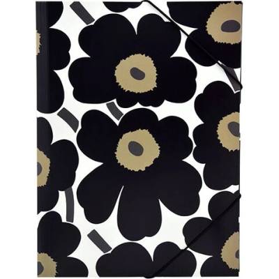 Suomen Korttipiste Složka Marimekko Unikko černá A4 – Hledejceny.cz