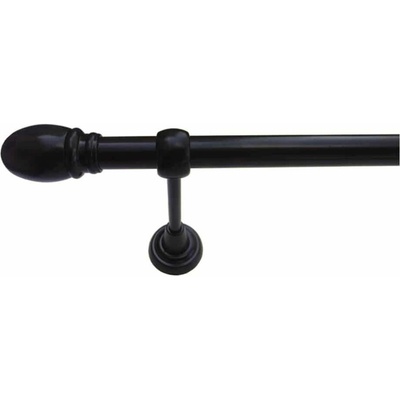 URBÁNEK Garnýže kovové OP 19 mm černá Aida - 160 cm