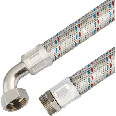 IBO Pripojovacia hadica 1" flexi s kolenom 80 cm