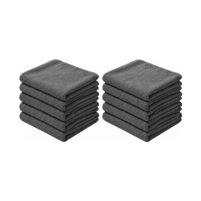 Top textil 10dílná sada školních ručníků Top 30 x 50 cm tmavě šedá