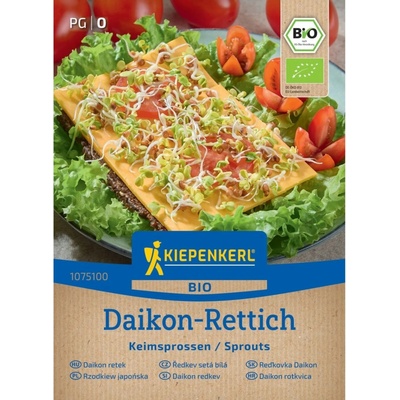 KIEPENKERL BIO Ředkev setá bílá Raphanus sativus var. long. ke klíčení 60 g