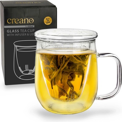 Creano čajový hrnek příprava čaje přímo v hrnku all in one 450 ml