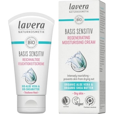 Lavera Basis Sensitive Hydratační a regenerační krém pro suchou pleť denní 50 ml – Hledejceny.cz