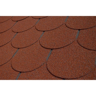Charvát Šindel asfaltový charBIT bobrovka červený 2,1m2