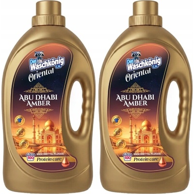 Waschkonig prací gel Oriental Abu Dhabi Amber 2 x 3 l 100 PD