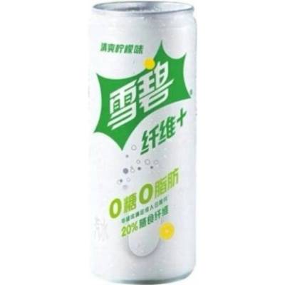 Sprite Fiber sycený nápoj Citron a limetka bez cukru 330 ml