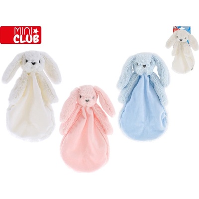 Mini Club usínáček zajíček plyšový 27 cm 3barvy modrá bílá růžová – Hledejceny.cz
