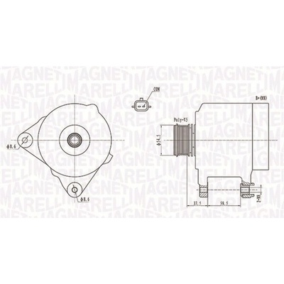 generátor MAGNETI MARELLI 063731860010