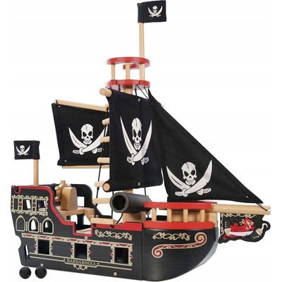 Le Toy Van dřevěná pirátská loď Barbarossa