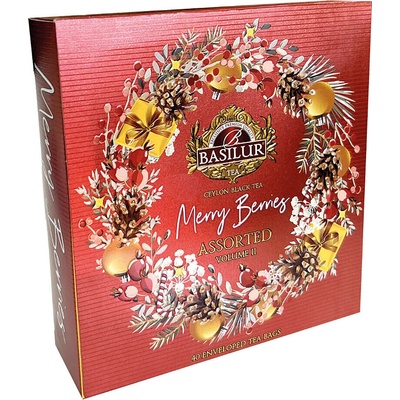 BASILUR Merry Berry Assorted Vol. II přebal gastro 40 ks