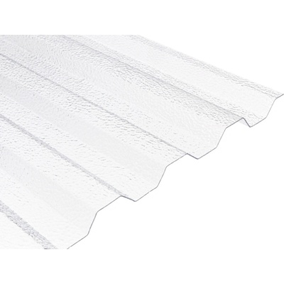 Palram Trapézový polykarbonát 76/18 hrubá struktura 1,06 x 2 m čirý