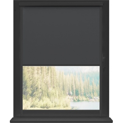 Dekodum Termoizolační roleta v antracitové kazetě, Graphite Silver 137 x 200 cm