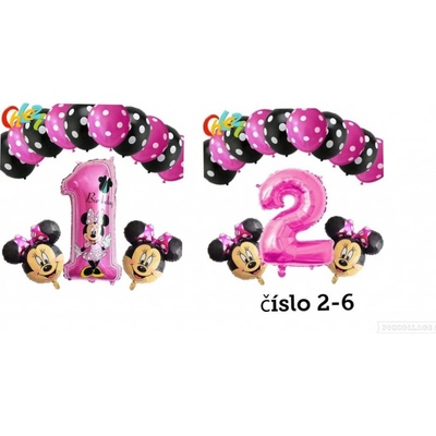 Amscan Buket Minnie Mouse 43cm fóliové balónky