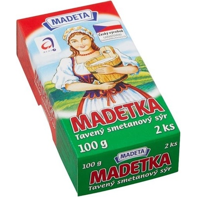 Madeta Madetka tavený smetanový sýr 2 x 100 g