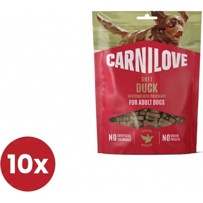 Carnilove Dog Soft Snack Duck enriched with Rosemary 10 x 200 g