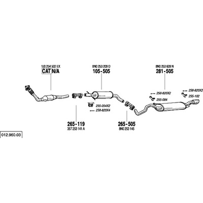 Bosal BS 281-505