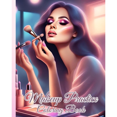 Makeup Practice Coloring Book