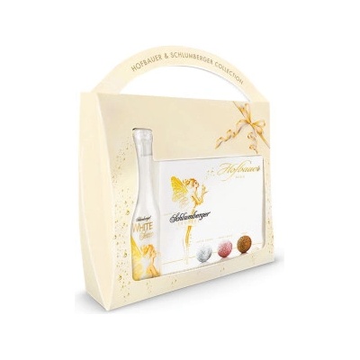 Bonboniéra Lindt - HOFBAUER a SCHLUMBERGER sekt 0,2l bílý
