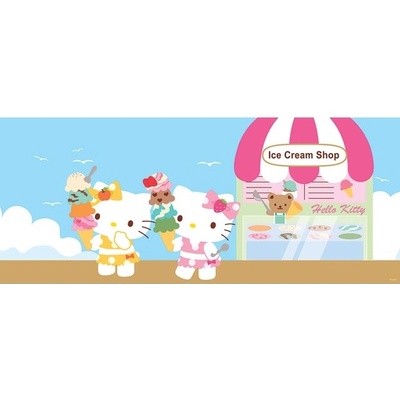 Preinterier FT2185 Fototapeta na stenu Hello Kitty zmrzlina vlies 250cm x 104cm