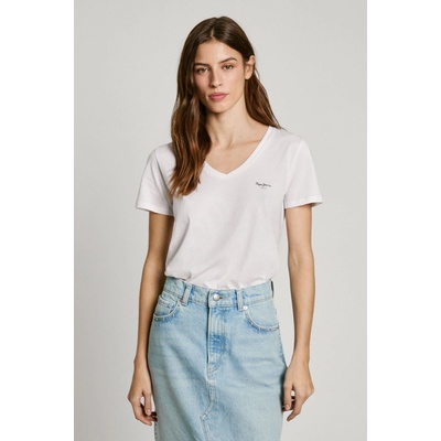Pepe Jeans MACY V-NECK bílá