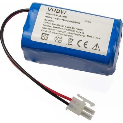 VHBW Profimaster Robot 2714 / Ecovacs Deebot CR130, pripojenie káblom 2200 mAh