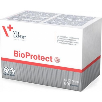 VetExpert BioProtect probiotikum pro psy a kočky 60 kapslí