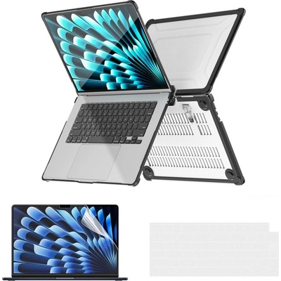 ENKAY 65666 ENKAY RUGGED Ochranný set pro Apple MacBook Air 15" M2 2023 černý