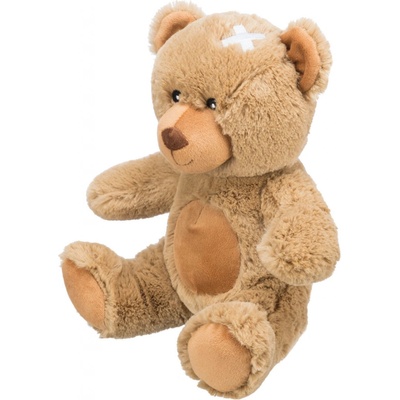 Be Eco medvěd Teddy plyšová hračka se zvukem, 23 cm