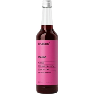 Sirupárna Domácí Malinový Sirup 0,5 l