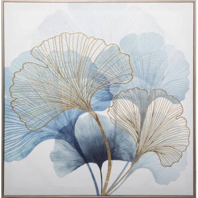 Atmosphera Dekorativní potisk v rámu GINKGO, 62 x 62 cm