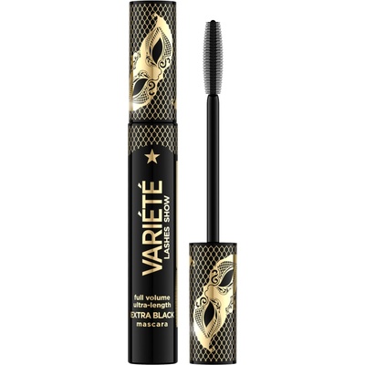 Eveline Cosmetics zhušťujúco-predlžujúca riasenka extra čierna 10 ml